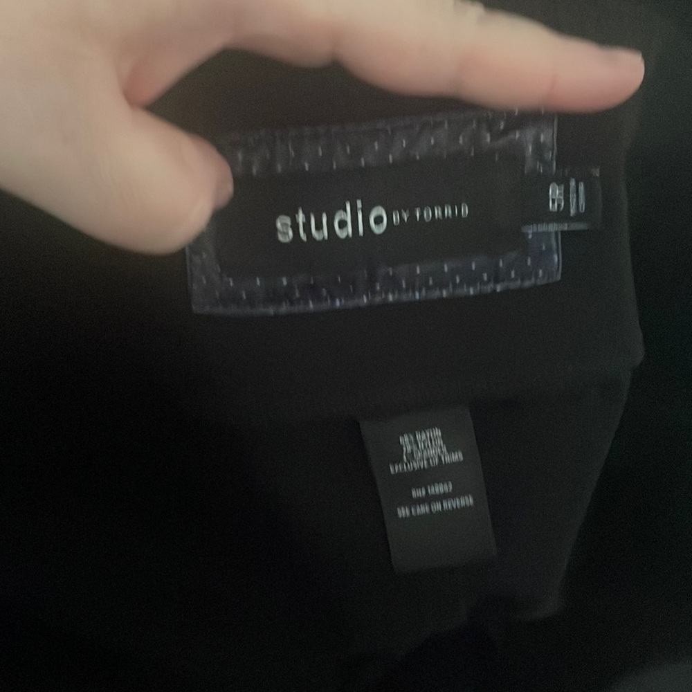 Black torrid tummy control skinny pants